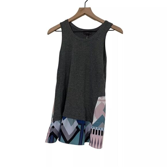 Hale Bob Tops - HALE BOB Silk Mixed Media Tank Top